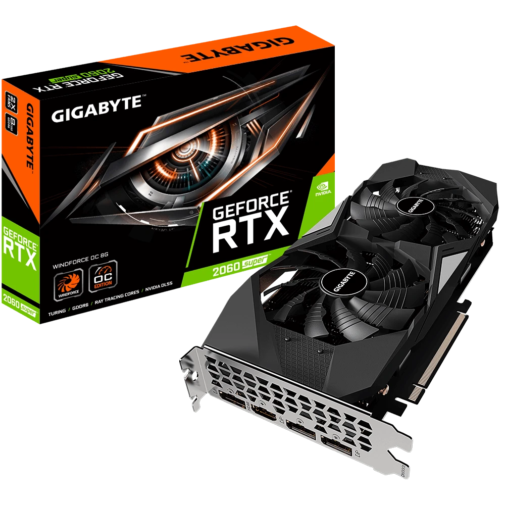 Gigabyte GeForce® RTX 2060 SUPER WINDFORCE OC 8G  (Rev. 2.0)